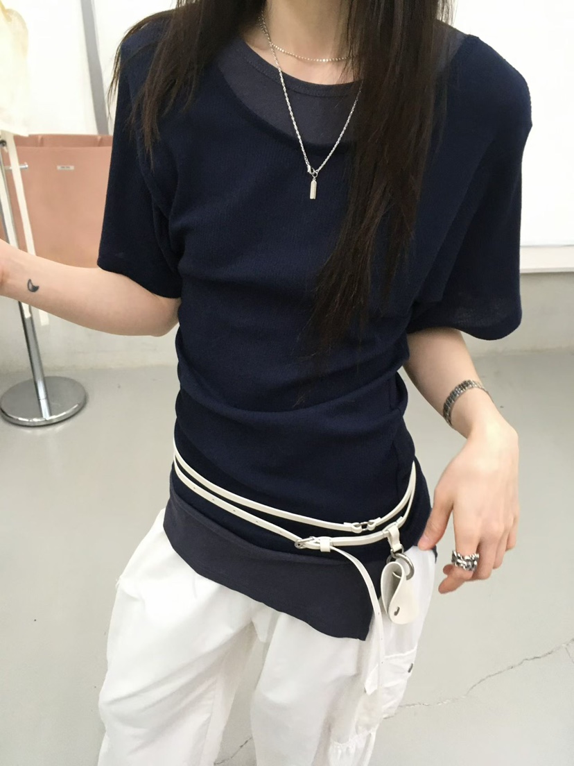 MINIMUZE韓國東大門直郵女裝新品職業26春夏時尚人氣26夏季T恤MINIMUZET恤