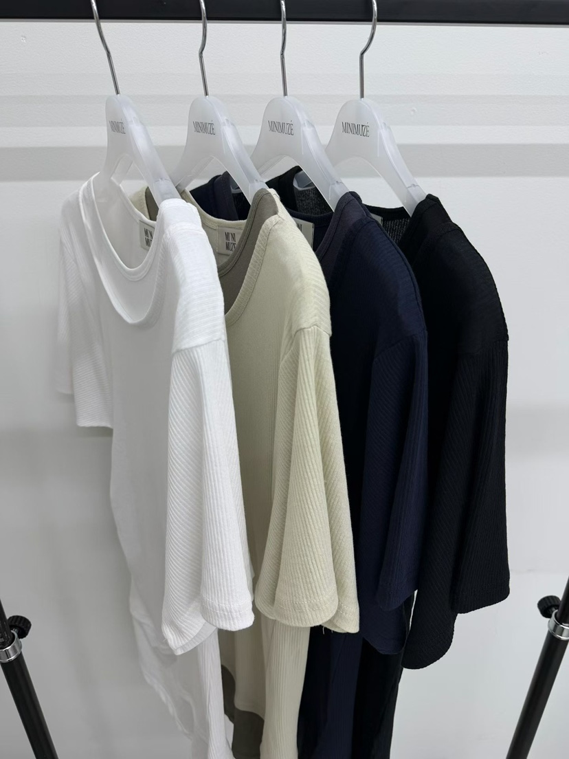 MINIMUZE韓國東大門直郵女裝新品職業26春夏時尚人氣26夏季T恤MINIMUZET恤