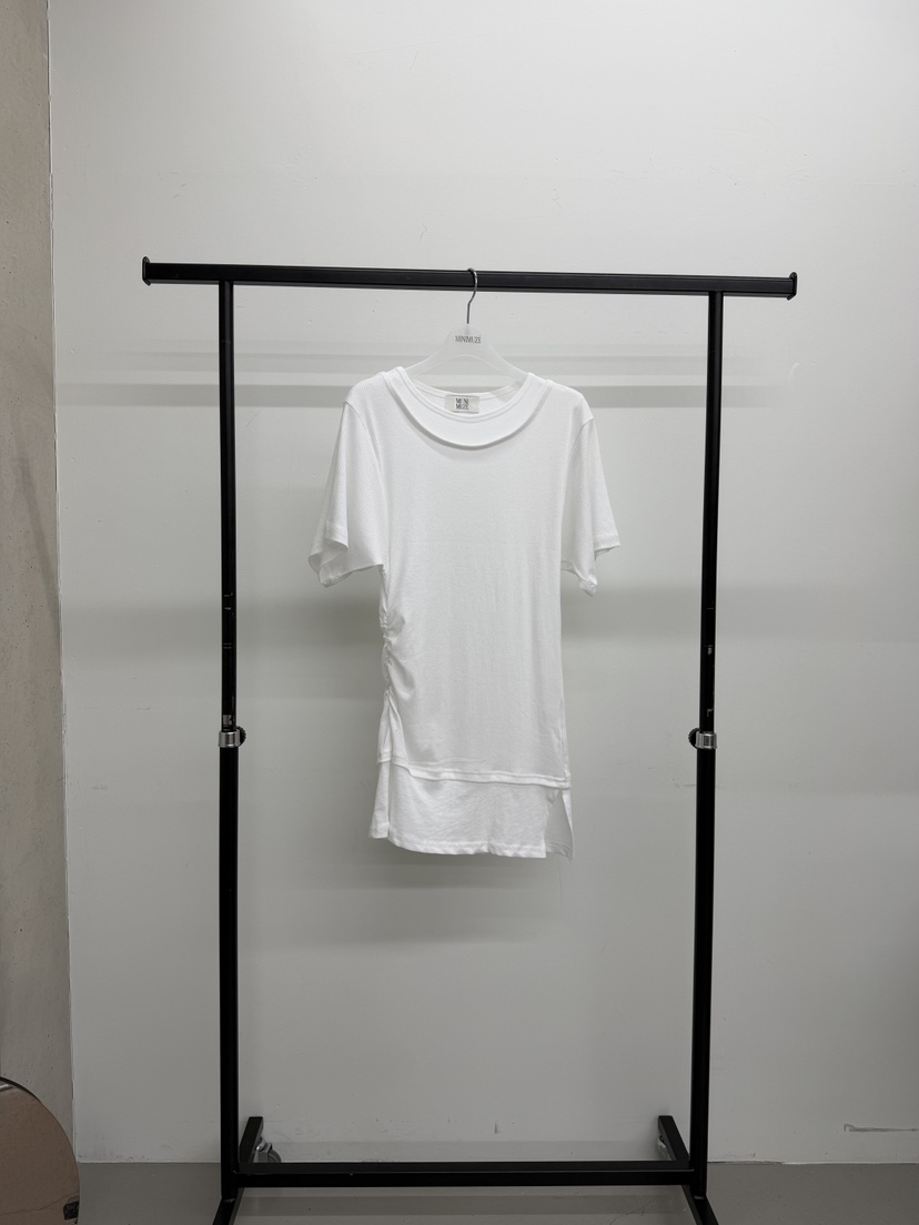 MINIMUZE韓國東大門直郵女裝新品職業26春夏時尚人氣26夏季T恤MINIMUZET恤圖色1