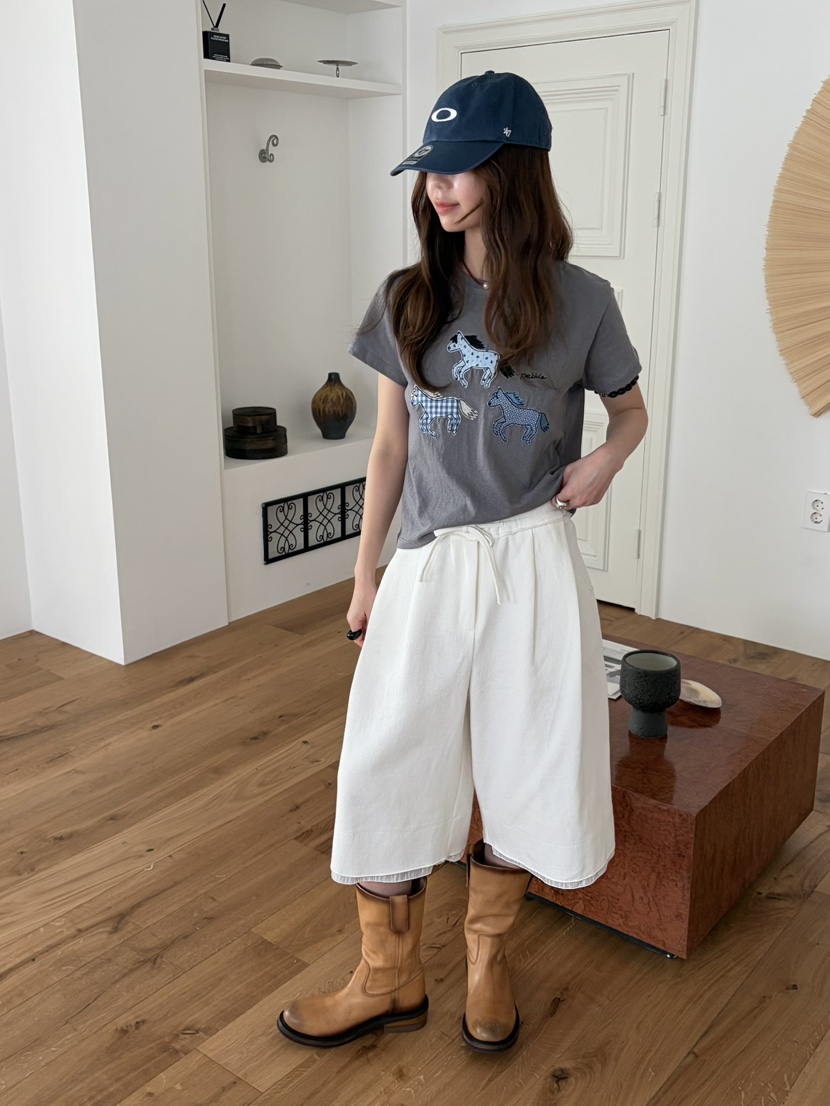 PEBBLE韓國直郵實拍女士新品職業人氣休閑推薦26春夏短褲PEBBLE短褲