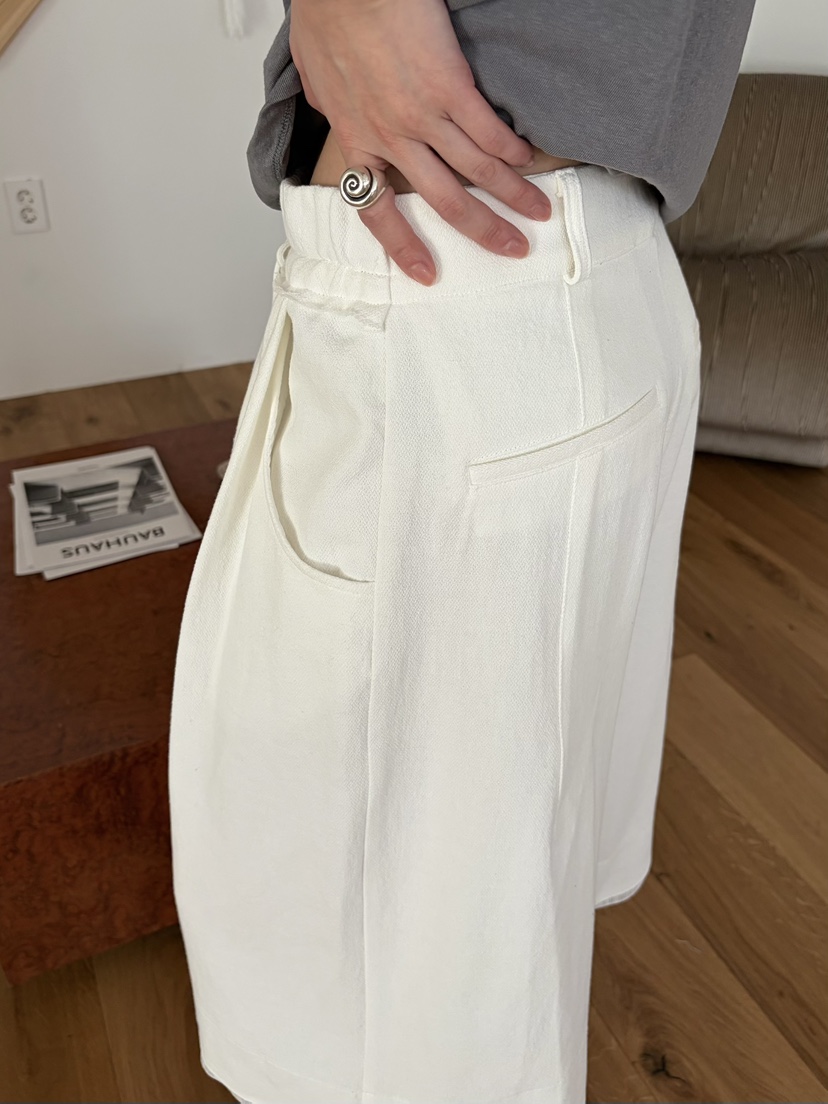 PEBBLE韓國直郵實拍女士新品職業人氣休閑推薦26春夏短褲PEBBLE短褲