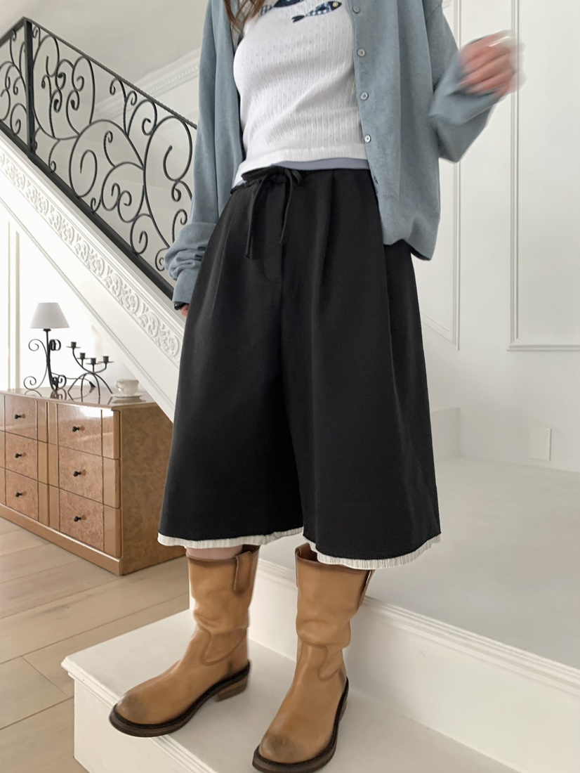 PEBBLE韓國直郵實拍女士新品職業人氣休閑推薦26春夏短褲PEBBLE短褲