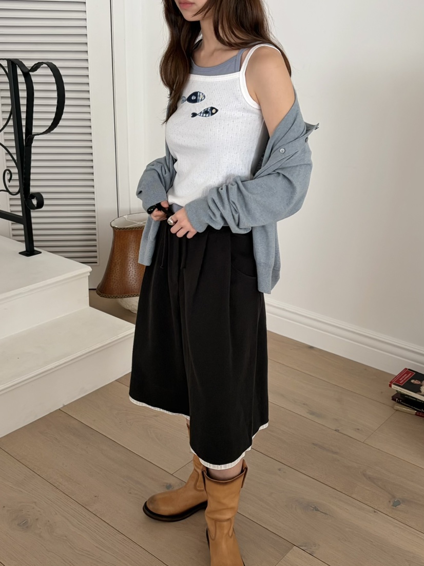 PEBBLE韓國直郵實拍女士新品職業人氣休閑推薦26春夏短褲PEBBLE短褲