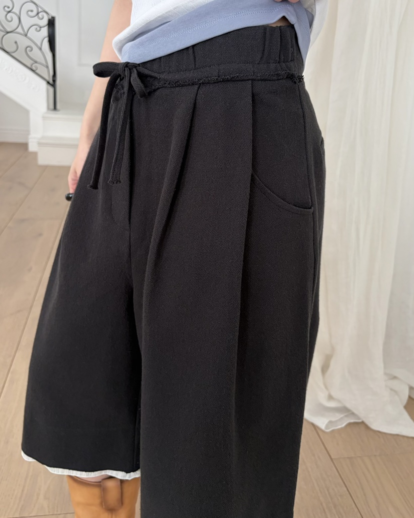 PEBBLE韓國直郵實拍女士新品職業人氣休閑推薦26春夏短褲PEBBLE短褲