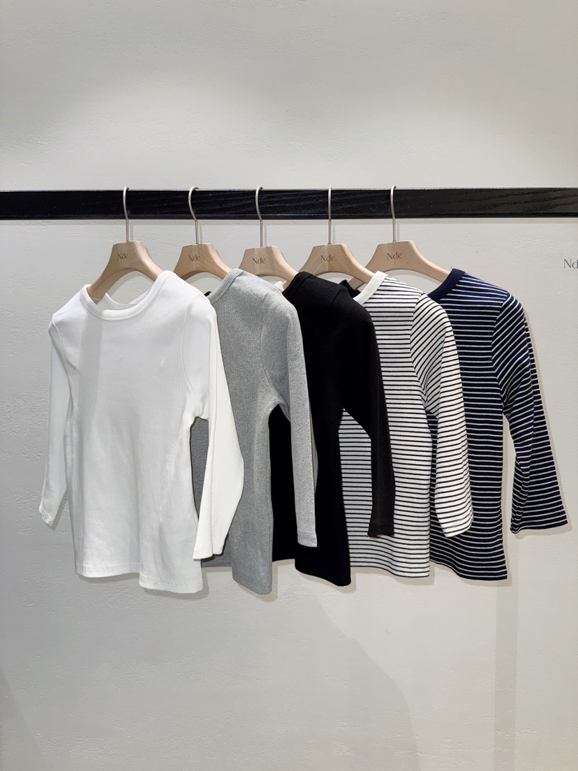NDE韓國直郵女裝新品熱賣休閑職業人氣時尚推薦26春夏T恤BOHEME_NDET恤