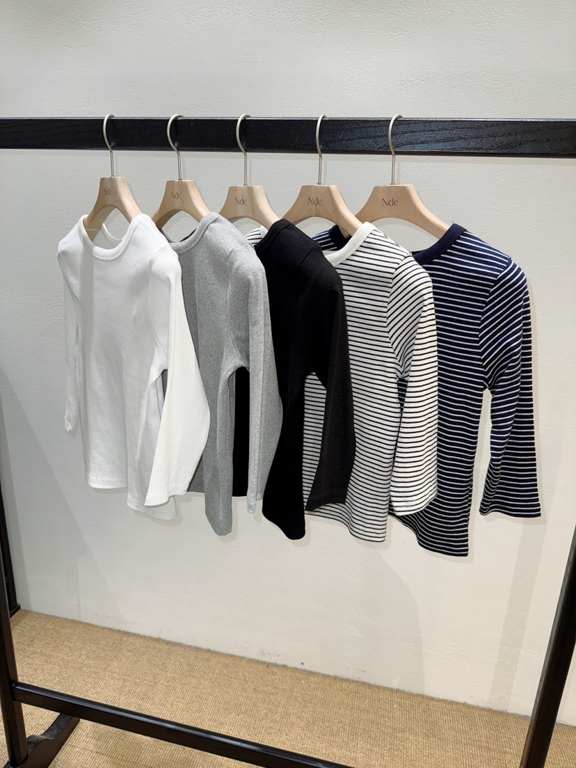 NDE韓國直郵女裝新品熱賣休閑職業人氣時尚推薦26春夏T恤BOHEME_NDET恤