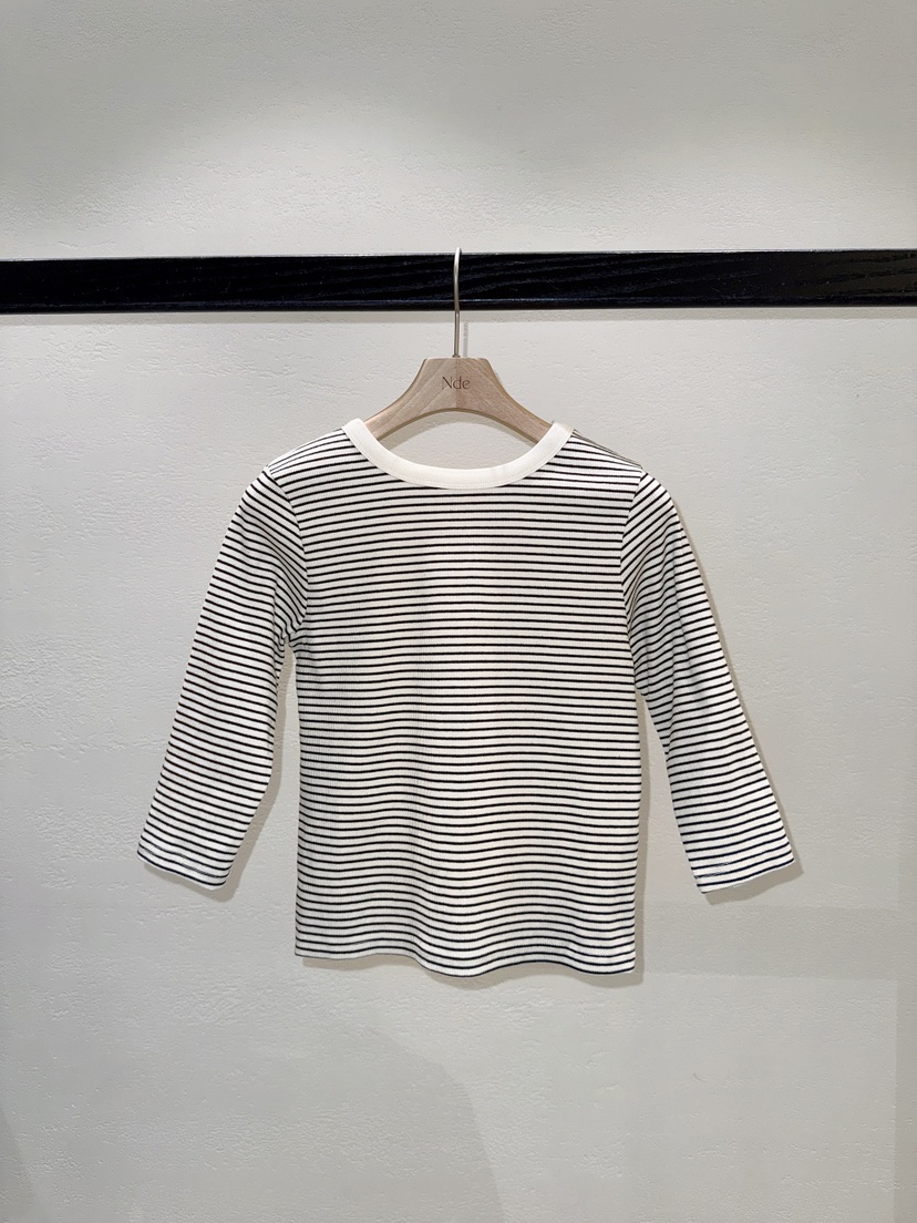 NDE韓國直郵女裝新品熱賣休閑職業人氣時尚推薦26春夏T恤BOHEME_NDET恤圖色1