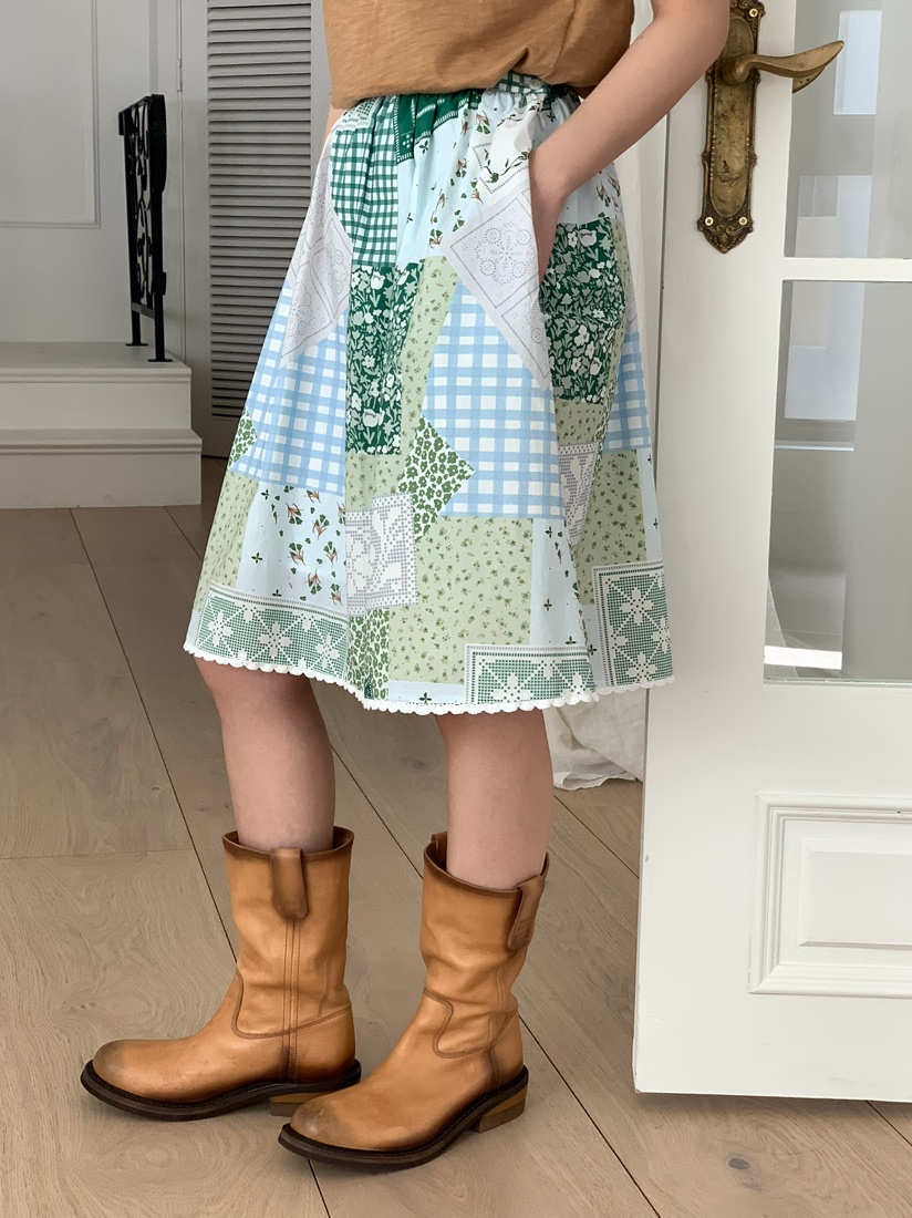 PEBBLE東大門實拍韓國女裝新款休閑時尚熱賣半身裙中短裙PEBBLE半身裙/中短裙