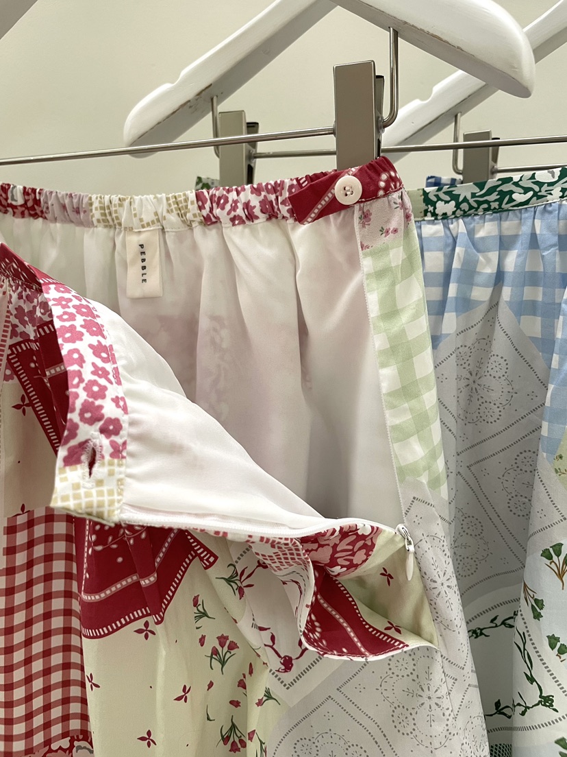 PEBBLE東大門實拍韓國女裝新款休閑時尚熱賣半身裙中短裙PEBBLE半身裙/中短裙