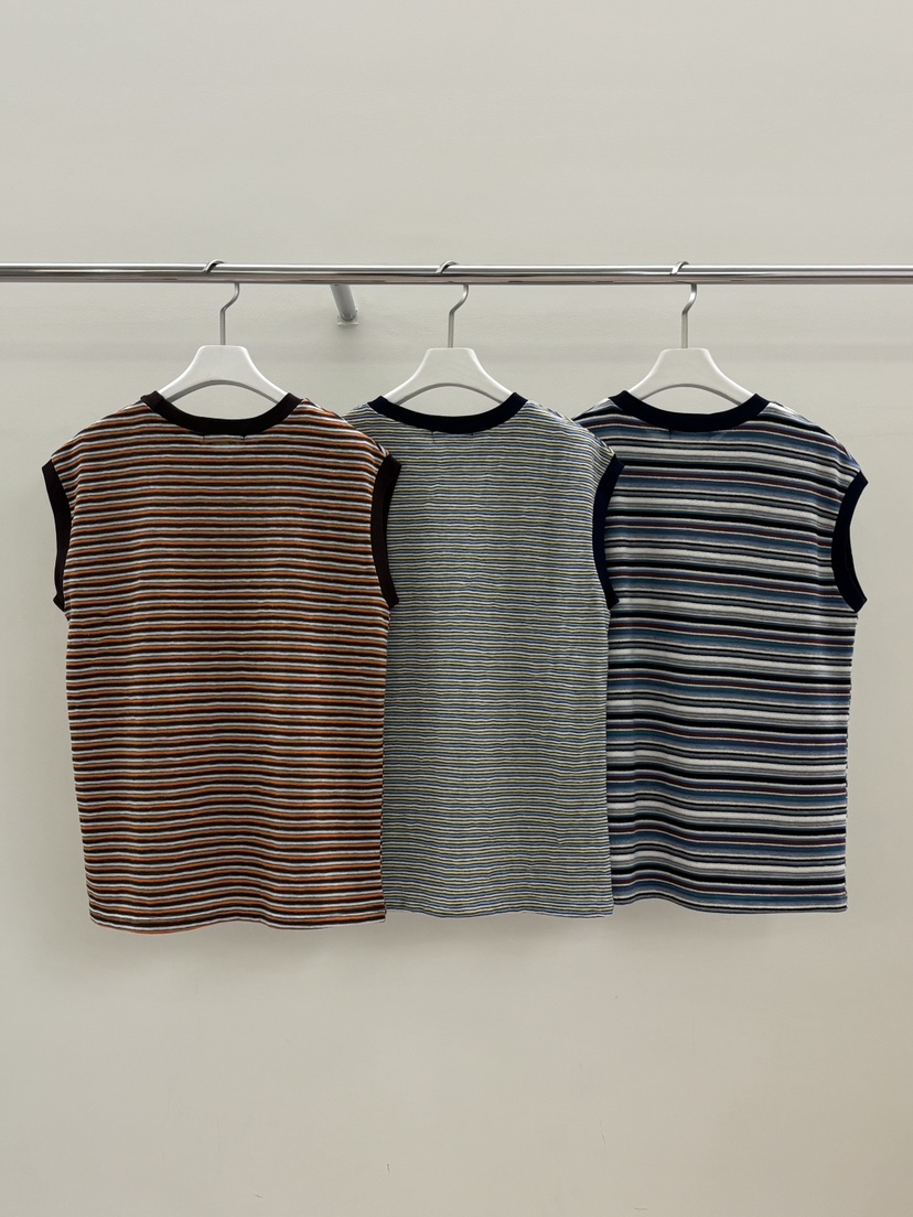 PEBBLE韓國直郵女士新款休閑26春夏推薦26夏季吊帶背心條紋PEBBLE吊帶/背心