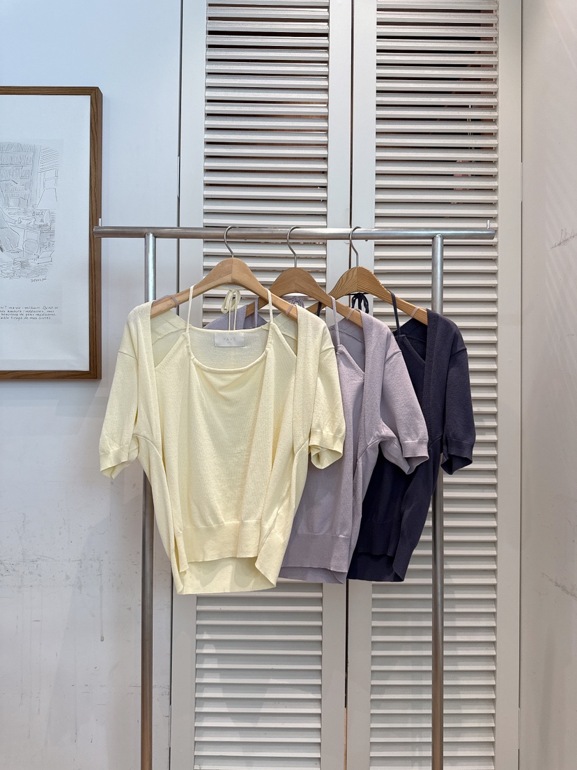 FAVE-L韓國東大門代購女士新品人氣26夏季時尚熱賣針織衫FAVE-L針織衫