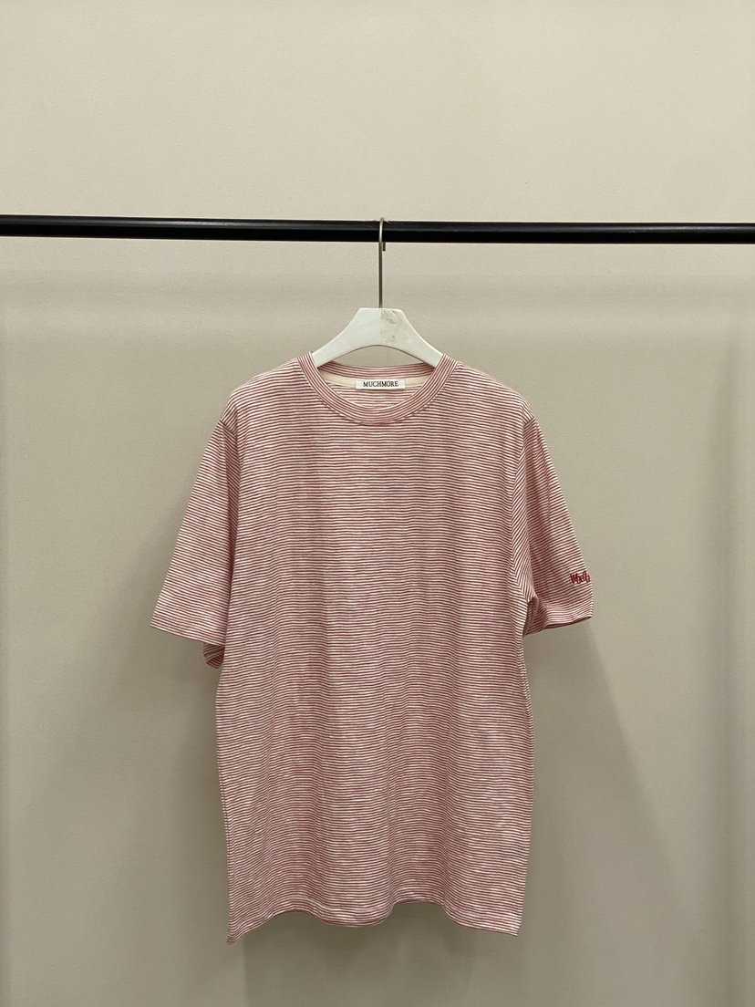 MUCH MORE/JACKPOT韓國東大門直郵女士新款職業T恤刺繡亞麻MUCH MORE/JACKPOTT恤圖色1