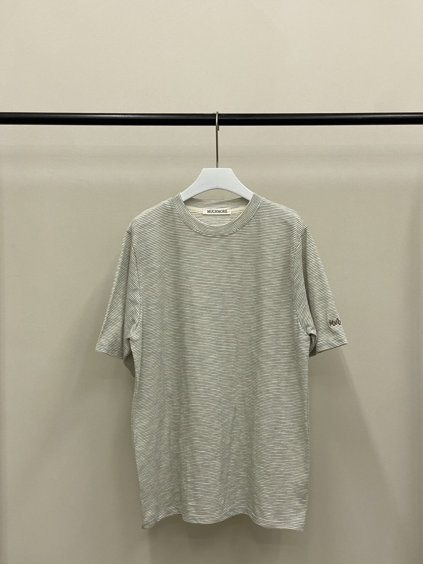 MUCH MORE/JACKPOT韓國東大門直郵女士新款職業T恤刺繡亞麻MUCH MORE/JACKPOTT恤圖色3