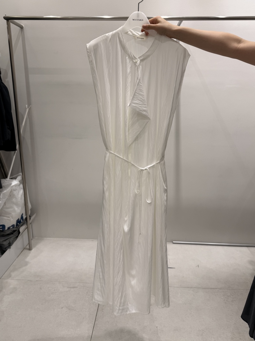 WOOD SAGE韓國直郵實拍女士新款時尚26夏季連衣裙含腰繩WOOD SAGE連衣裙圖色1