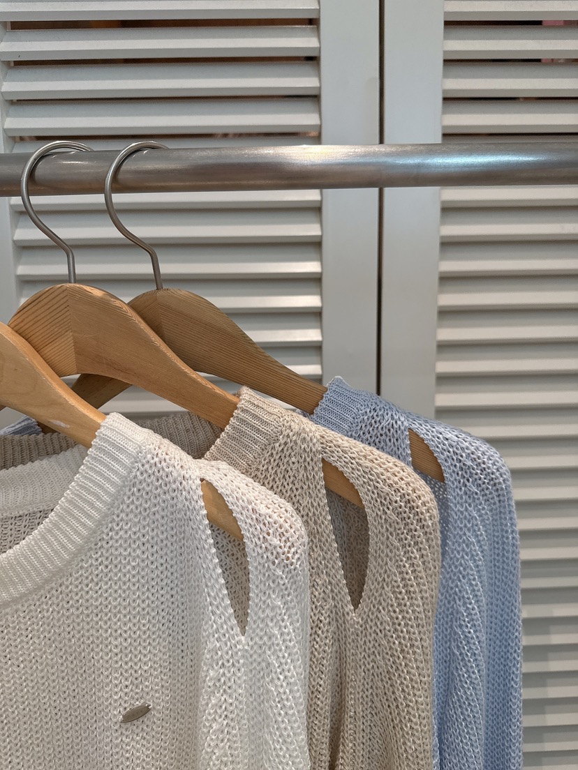 FAVE-L東大門實拍韓國女裝新款人氣時尚26春夏針織衫鏤空FAVE-L針織衫