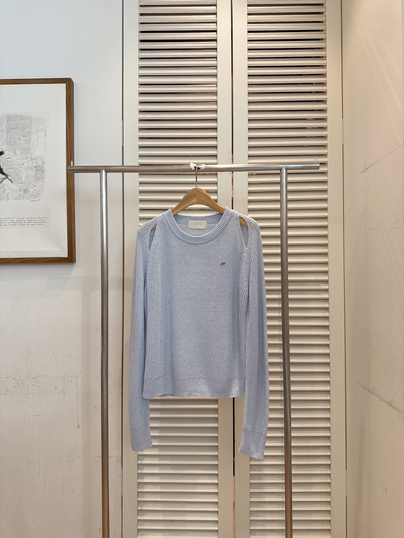 FAVE-L東大門實拍韓國女裝新款人氣時尚26春夏針織衫鏤空FAVE-L針織衫圖色3