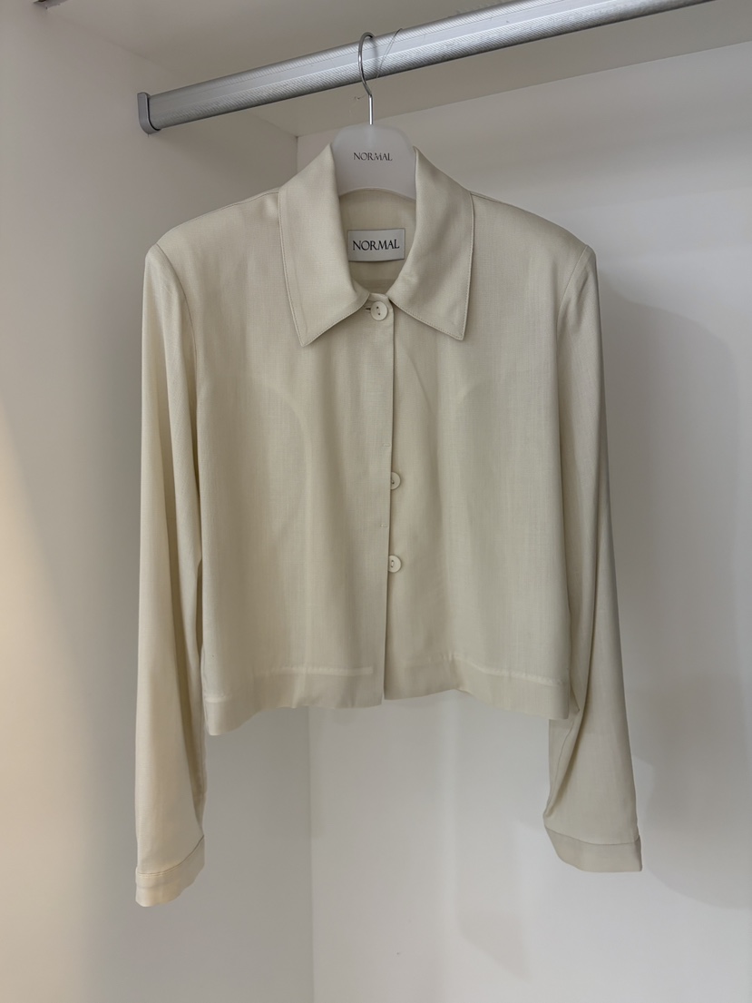 NORMAL韓國東大門代購女士新品26夏季職業時尚熱賣休閑夾克NORMAL夾克圖色1