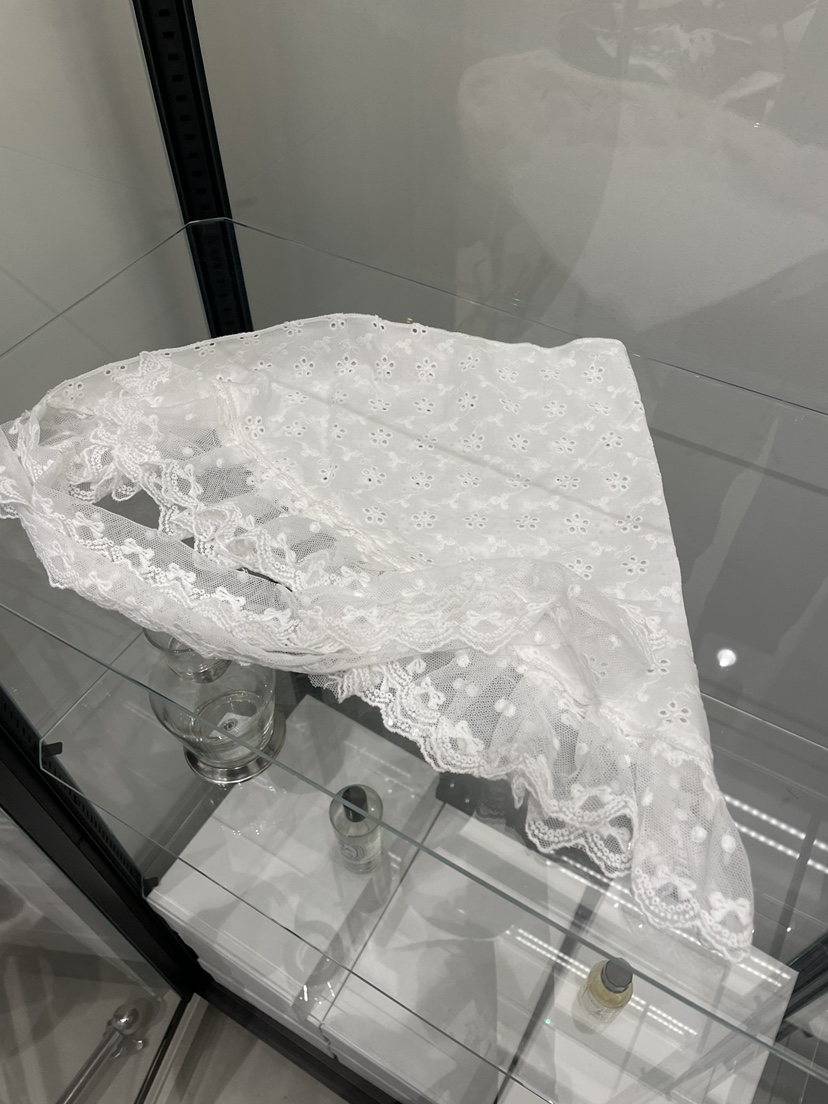 MUCH MORE/JACKPOT韓國直郵實拍女士新品26春夏圍巾披肩蕾絲圍巾MUCH MORE/JACKPOT圍巾/披肩圖色1