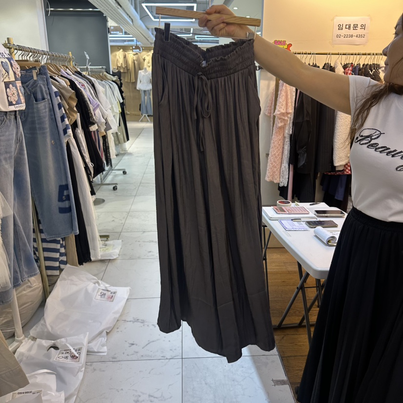 COCO HOLIC韓國直郵實拍女裝新款休閑推薦26春夏26夏季休閑褲COCO HOLIC休閑褲圖色2墨色