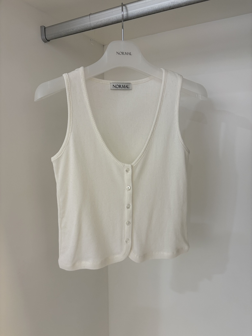 NORMAL韓國東大門代購女士新款職業休閑人氣吊帶背心紐扣NORMAL吊帶/背心圖色2