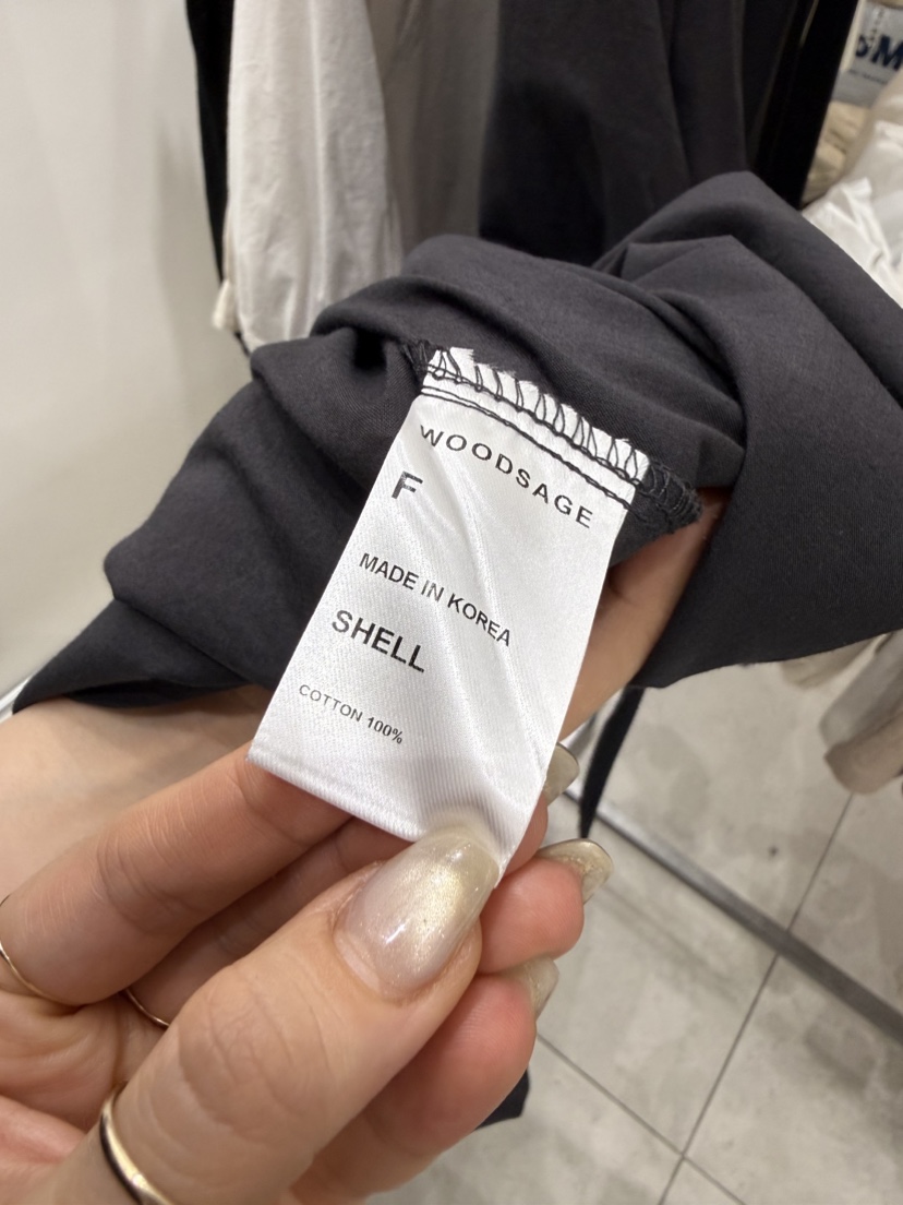 WOOD SAGE韓國東大門直郵女士新款時尚推薦套裝含腰繩水洗WOOD SAGE套裝