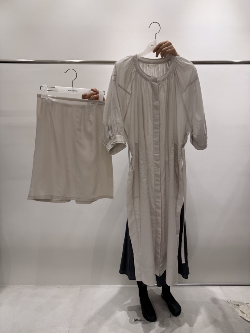 WOOD SAGE韓國東大門直郵女士新款時尚推薦套裝含腰繩水洗WOOD SAGE套裝圖色2