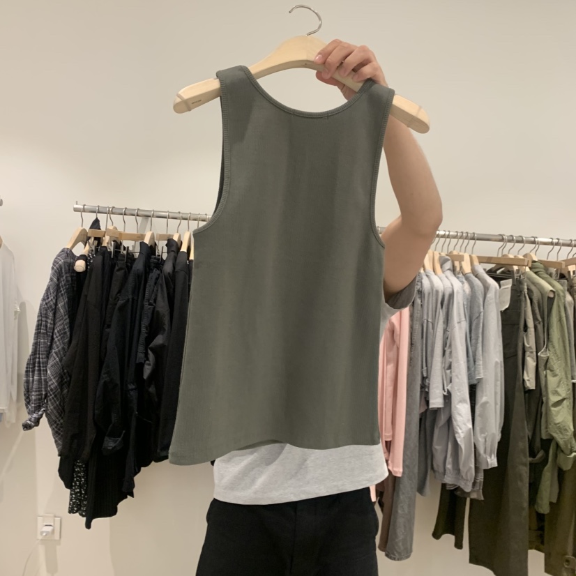 SELF SERVICE東大門實拍韓國女裝新款時尚26春夏吊帶背心SELF SERVICE吊帶/背心