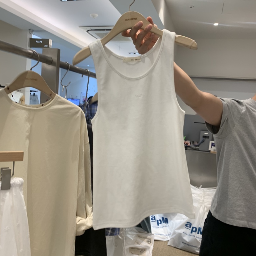 SELF SERVICE東大門實拍韓國女裝新款時尚26春夏吊帶背心SELF SERVICE吊帶/背心圖色2