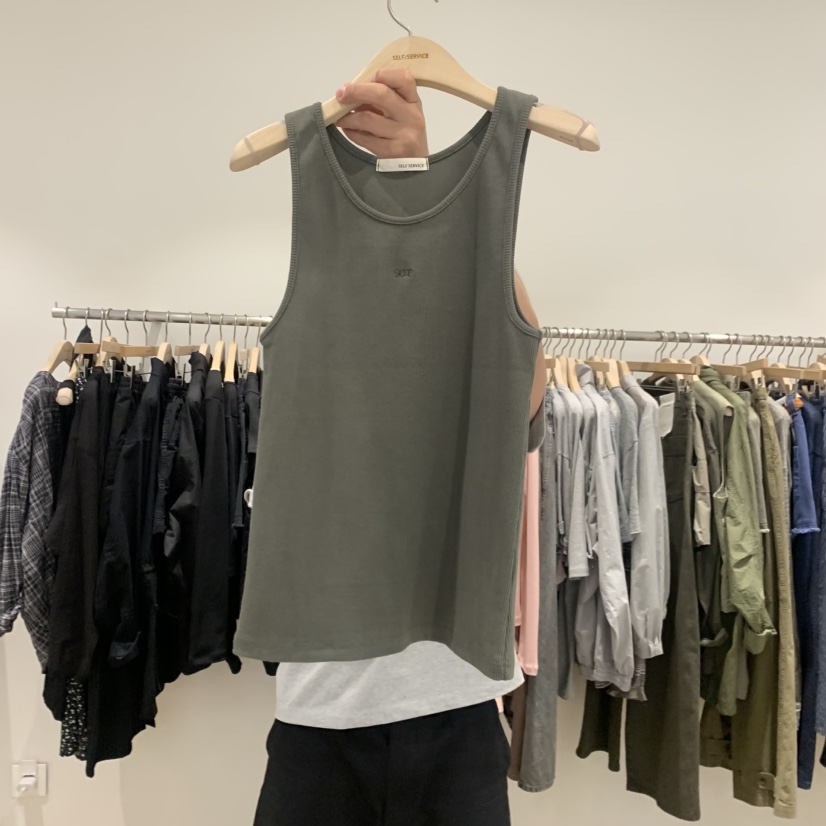 SELF SERVICE東大門實拍韓國女裝新款時尚26春夏吊帶背心SELF SERVICE吊帶/背心圖色3