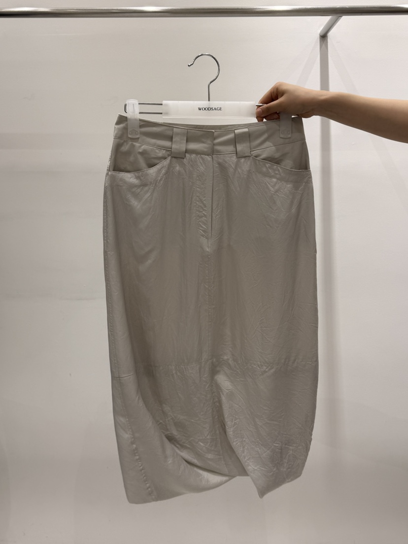 WOOD SAGE韓國直郵實拍女裝新款26夏季推薦半身裙中短裙WOOD SAGE半身裙/中短裙圖色1