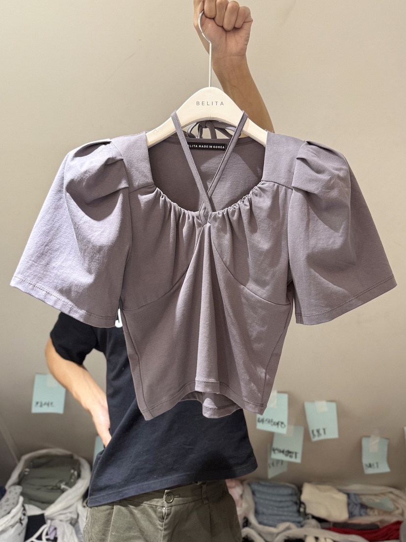 BELITA-L韓國東大門代購女士新品26夏季時尚休閑推薦T恤BELITA-LT恤圖色3