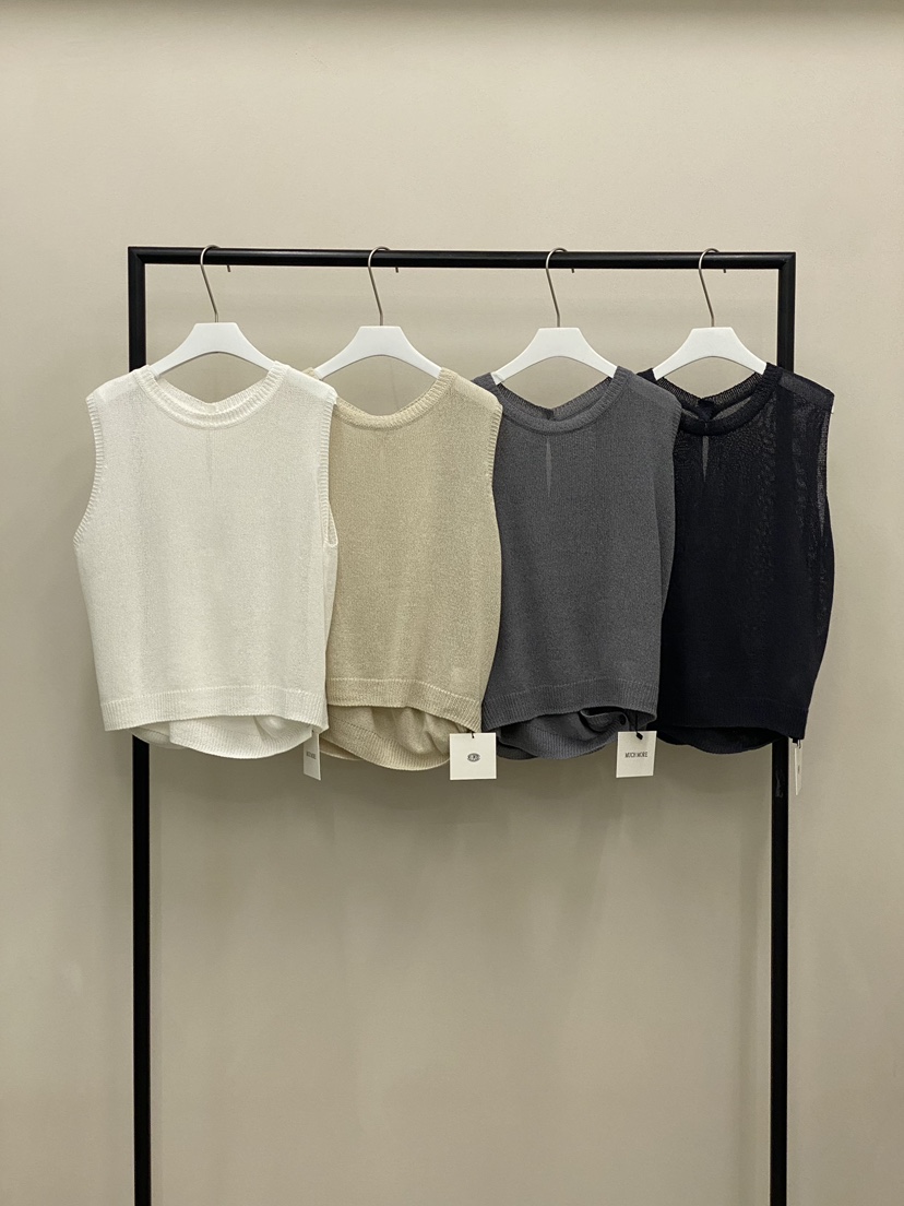 MUCH MORE/JACKPOT東大門實拍韓國女士新品26春夏吊帶背心MUCH MORE/JACKPOT吊帶/背心