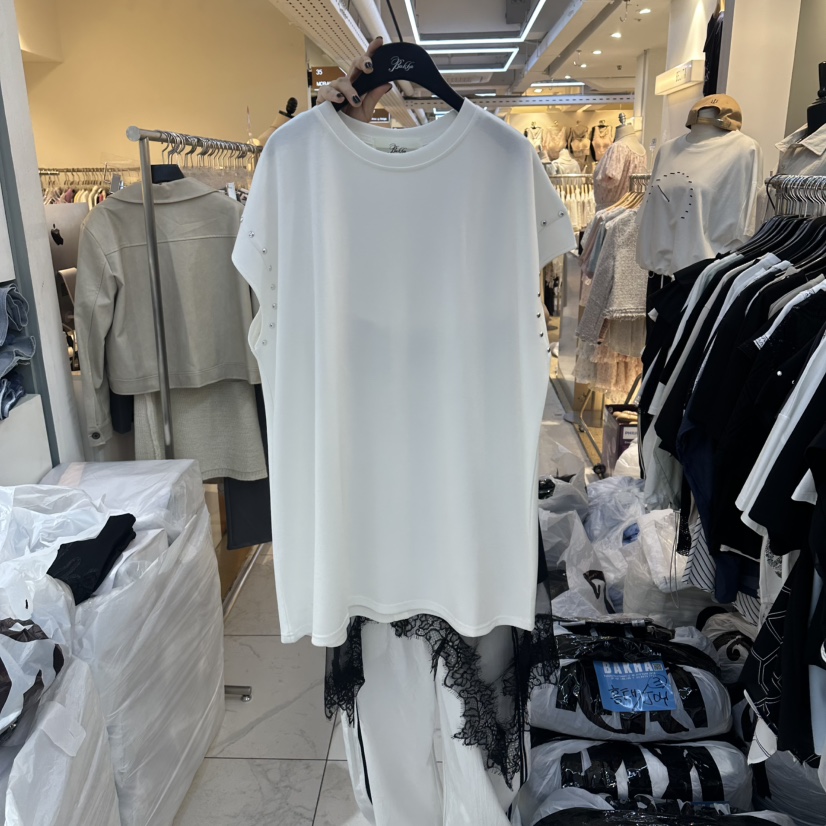 空韓國東大門代購女士新品休閑時尚推薦26春夏人氣熱賣T恤BAKHAT恤圖色1