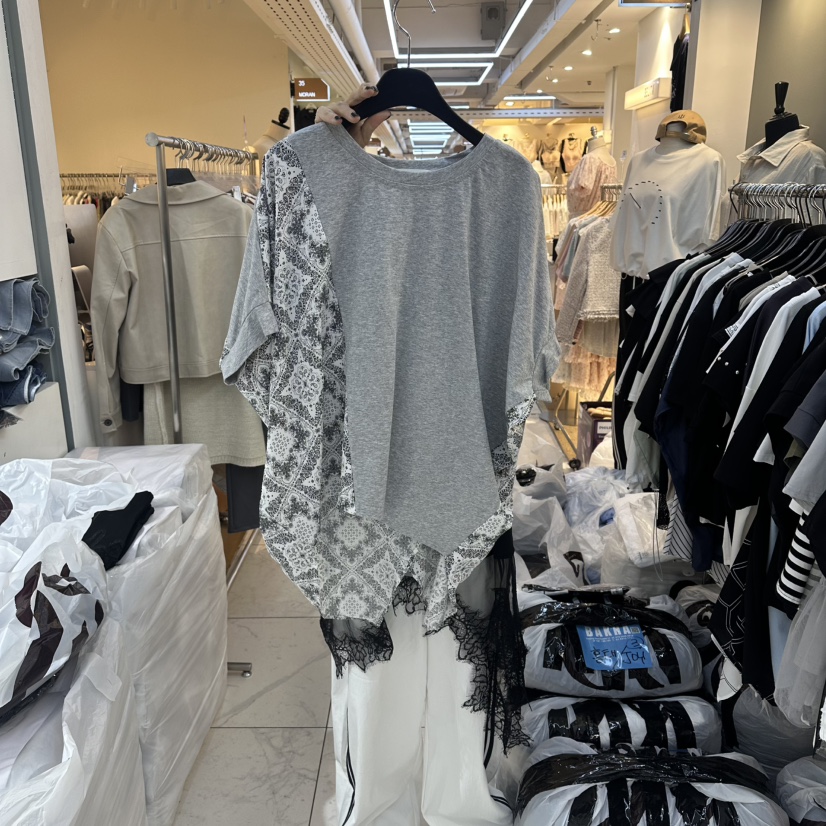 空韓國直郵女裝新品熱賣推薦26春夏26夏季職業休閑人氣T恤BAKHAT恤圖色1