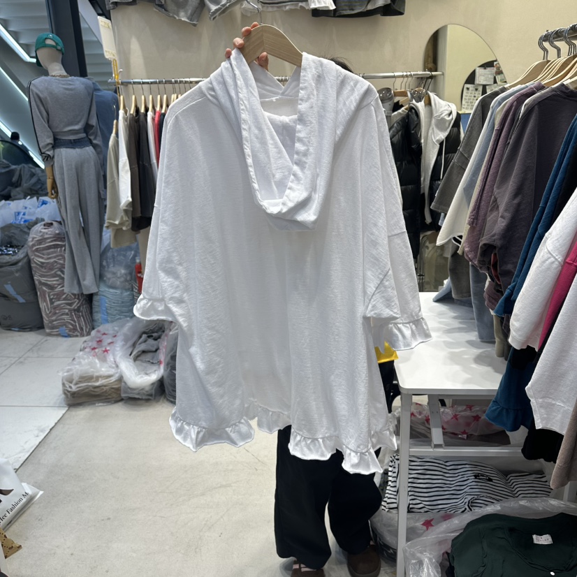 REPLAY韓國東大門代購女士新款職業時尚休閑26春夏T恤毛絨REPLAYT恤