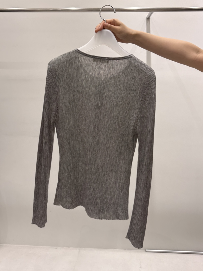 WOOD SAGE韓國東大門直郵女士新品26夏季時尚職業長袖T恤WOOD SAGE長袖T恤