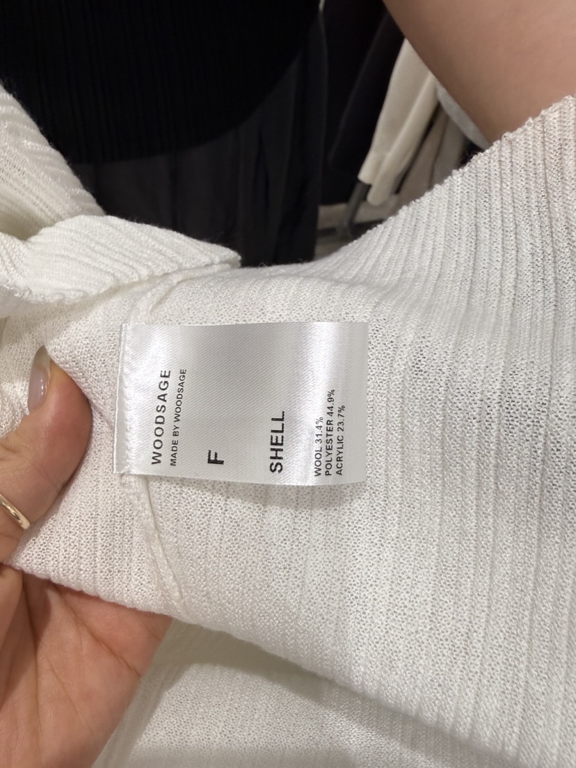 WOOD SAGE韓國東大門直郵女士新品26夏季時尚職業長袖T恤WOOD SAGE長袖T恤