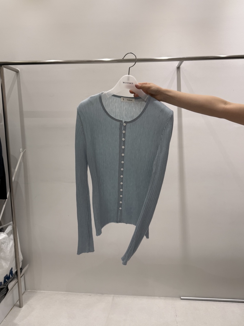 WOOD SAGE韓國東大門直郵女士新品26夏季時尚職業長袖T恤WOOD SAGE長袖T恤圖色3