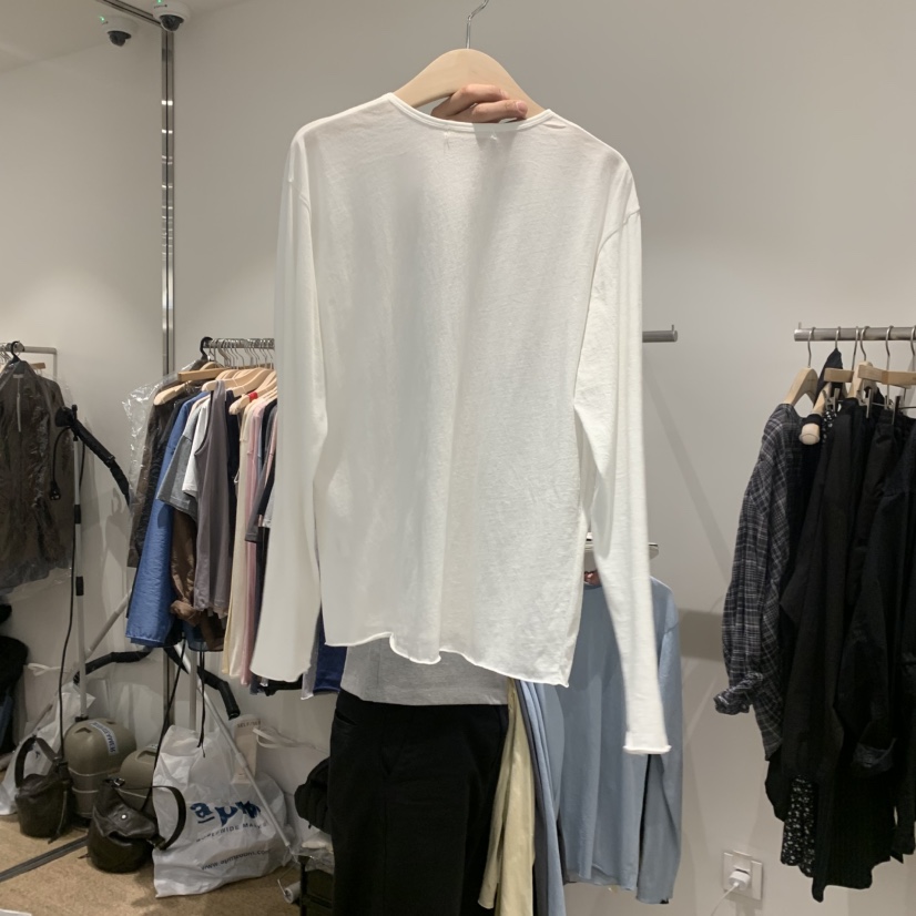 SELF SERVICE韓國東大門代購女士新款時尚26春夏長袖T恤SELF SERVICE長袖T恤