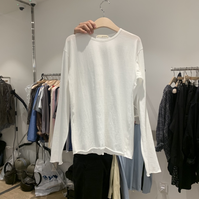 SELF SERVICE韓國東大門代購女士新款時尚26春夏長袖T恤SELF SERVICE長袖T恤圖色1