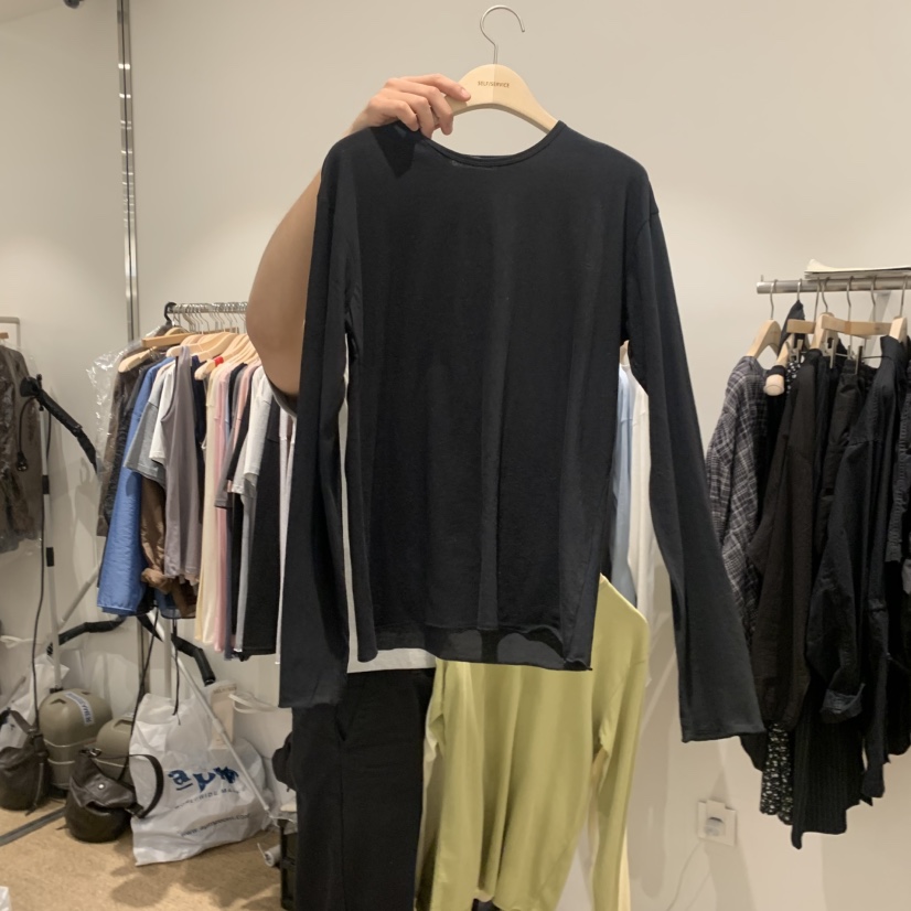 SELF SERVICE韓國東大門代購女士新款時尚26春夏長袖T恤SELF SERVICE長袖T恤圖色4