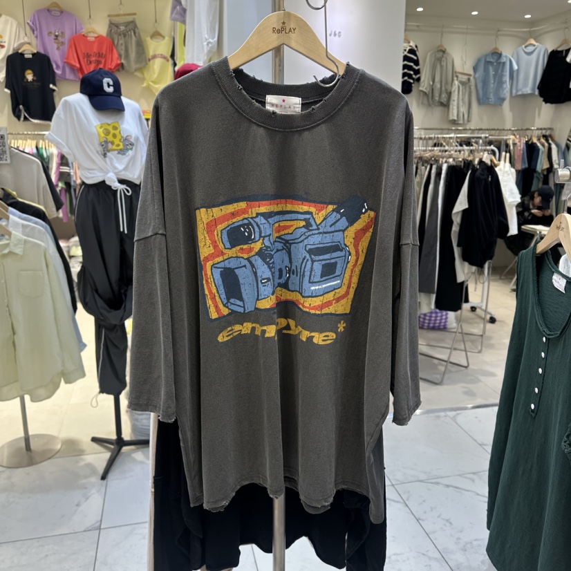 REPLAY韓國代購女士新款休閑人氣26夏季職業推薦時尚26春夏T恤REPLAYT恤圖色4