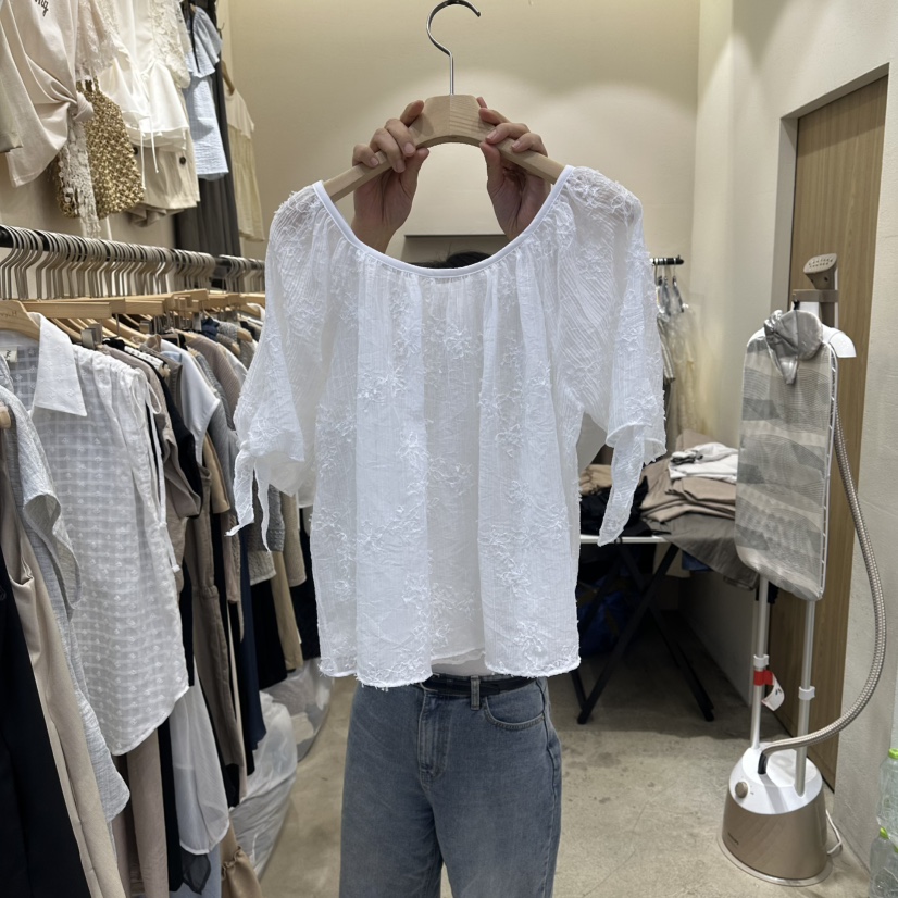 HOLYBANANA韓國直郵實拍女裝新品時尚26夏季推薦襯衫蕾絲衫groovy.H/HOLYBANANA襯衫/蕾絲衫