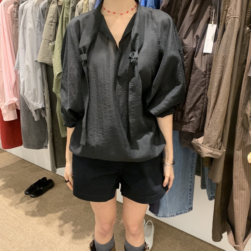 SELF SERVICE韓國東大門代購女裝新品職業人氣襯衫蕾絲衫SELF SERVICE襯衫/蕾絲衫圖色3