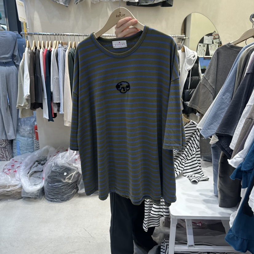 REPLAY韓國直郵女士新品休閑職業熱賣26夏季推薦人氣26春夏T恤REPLAYT恤圖色2