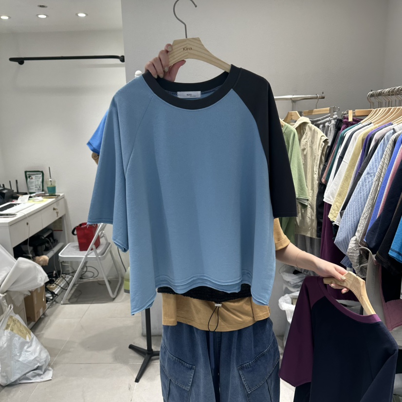 IN KIRA韓國直郵實拍女士新款職業推薦人氣26春夏26夏季T恤IN KIRAT恤圖色2