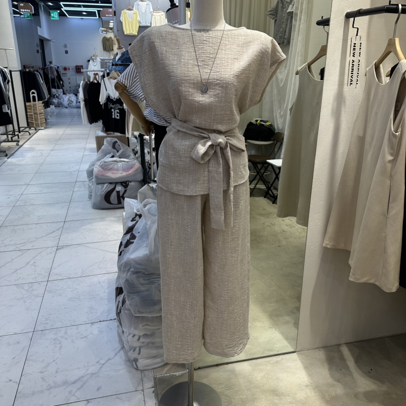 HOLYBANANA東大門實拍韓國女士新品26夏季職業人氣熱賣套裝groovy.H/HOLYBANANA套裝圖色1