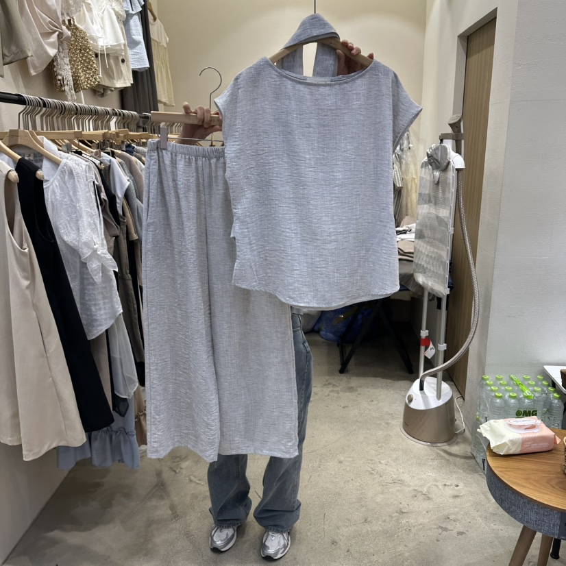 HOLYBANANA東大門實拍韓國女士新品26夏季職業人氣熱賣套裝groovy.H/HOLYBANANA套裝圖色2