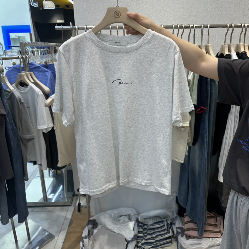 THE MOST-Q韓國直郵女士新款26夏季休閑26春夏職業人氣T恤THE MOSTT恤圖色4