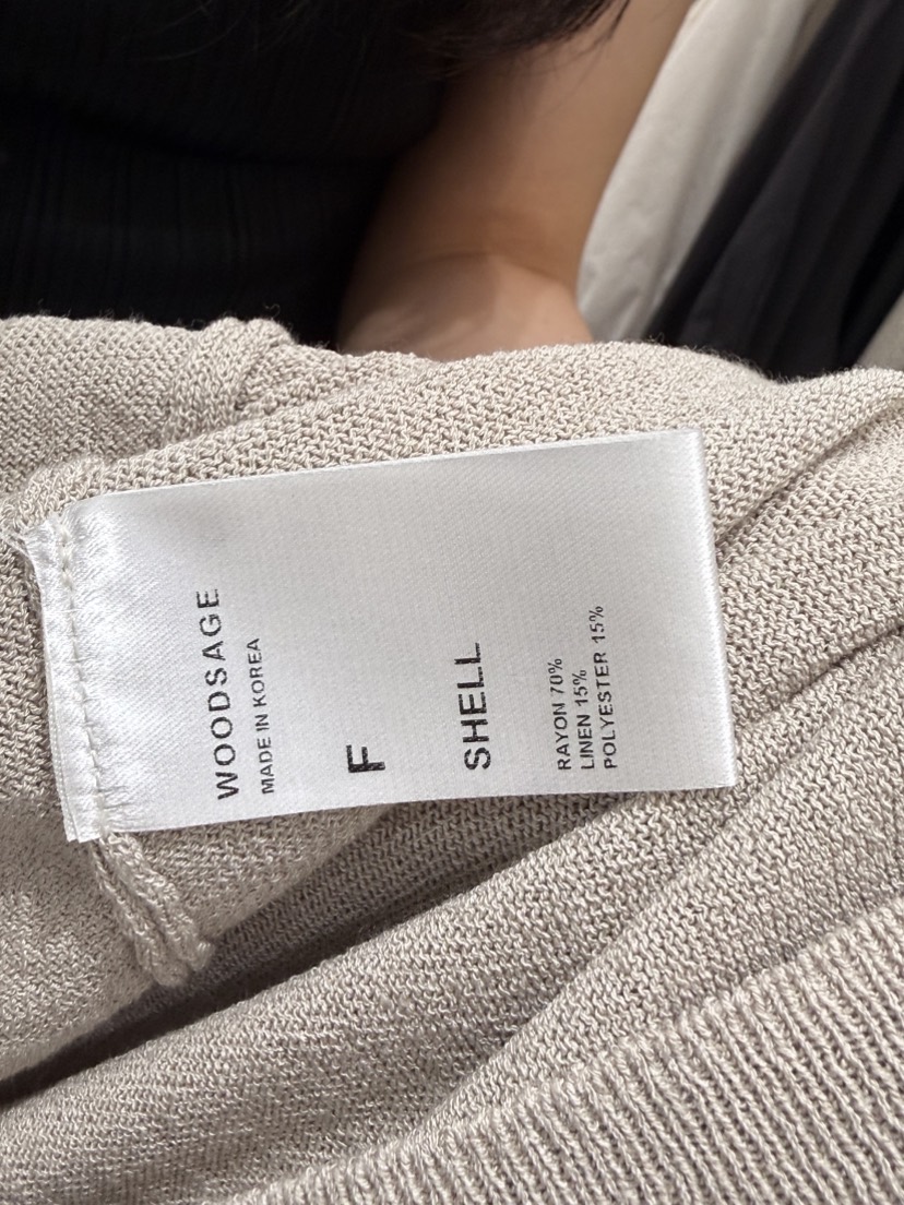 WOOD SAGE韓國代購女士新款職業推薦26春夏熱賣人氣針織衫WOOD SAGE針織衫